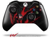 WraptorSkinz WZ on Black Decal Style Skin fits Microsoft XBOX One Wireless Controller CONTROLLER NOT INCLUDED