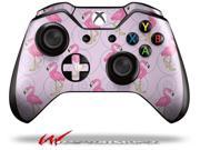 Flamingos on Pink Decal Style Skin fits Microsoft XBOX One Wireless Controller CONTROLLER NOT INCLUDED