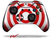 Bullseye Red and White Decal Style Skin fits Microsoft XBOX One Wireless Controller CONTROLLER NOT INCLUDED