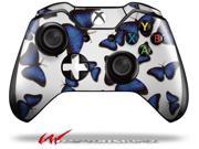 Butterflies Blue Decal Style Skin fits Microsoft XBOX One Wireless Controller CONTROLLER NOT INCLUDED
