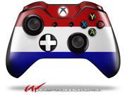 Red White and Blue Decal Style Skin fits Microsoft XBOX One Wireless Controller CONTROLLER NOT INCLUDED