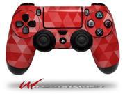 Triangle Mosaic Red Decal Style Wrap Skin fits Sony PS4 Dualshock 4 Controller CONTROLLER NOT INCLUDED