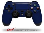 Solids Collection Navy Blue Decal Style Wrap Skin fits Sony PS4 Dualshock 4 Controller CONTROLLER NOT INCLUDED