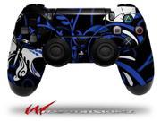 Twisted Garden Blue and White Decal Style Wrap Skin fits Sony PS4 Dualshock 4 Controller CONTROLLER NOT INCLUDED