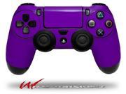 Solids Collection Purple Decal Style Wrap Skin fits Sony PS4 Dualshock 4 Controller CONTROLLER NOT INCLUDED
