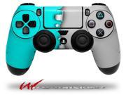 Ripped Colors Neon Teal Gray Decal Style Wrap Skin fits Sony PS4 Dualshock 4 Controller CONTROLLER NOT INCLUDED