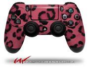 Leopard Skin Pink Decal Style Wrap Skin fits Sony PS4 Dualshock 4 Controller CONTROLLER NOT INCLUDED