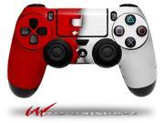 Ripped Colors Red White Decal Style Wrap Skin fits Sony PS4 Dualshock 4 Controller CONTROLLER NOT INCLUDED