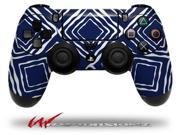 Wavey Navy Blue Decal Style Wrap Skin fits Sony PS4 Dualshock 4 Controller CONTROLLER NOT INCLUDED
