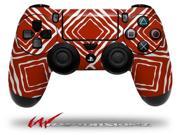 Wavey Red Dark Decal Style Wrap Skin fits Sony PS4 Dualshock 4 Controller CONTROLLER NOT INCLUDED