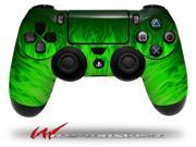 Fire Green Decal Style Wrap Skin fits Sony PS4 Dualshock 4 Controller CONTROLLER NOT INCLUDED
