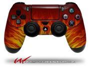Fire on Black Decal Style Wrap Skin fits Sony PS4 Dualshock 4 Controller CONTROLLER NOT INCLUDED