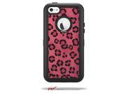 Leopard Skin Pink Decal Style Vinyl Skin fits Otterbox Defender iPhone 5C Case CASE NOT INCLUDED