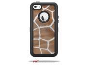 Giraffe 02 Decal Style Vinyl Skin fits Otterbox Defender iPhone 5C Case CASE NOT INCLUDED