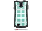 Squared Seafoam Green Decal Style Vinyl Skin fits Otterbox Commuter Case for Samsung Galaxy S4 CASE NOT INCLUDED