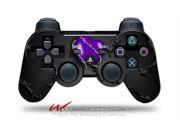 Sony PS3 Controller Decal Style Skin Barbwire Heart Purple CONTROLLER SOLD SEPARATELY