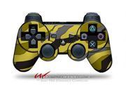 Sony PS3 Controller Decal Style Skin Camouflage Yellow CONTROLLER SOLD SEPARATELY