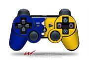 Sony PS3 Controller Decal Style Skin Ripped Colors Blue Yellow CONTROLLER SOLD SEPARATELY