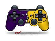 Sony PS3 Controller Decal Style Skin Ripped Colors Purple Yellow CONTROLLER SOLD SEPARATELY