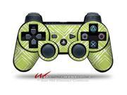 Sony PS3 Controller Decal Style Skin Wavey Sage Green CONTROLLER SOLD SEPARATELY