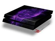 Flaming Fire Skull Purple Decal Style Skin fits original PS4 Gaming Console