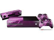 Mystic Vortex Hot Pink Holiday Bundle Decal Style Skin Set fits XBOX One Console Kinect and 2 Controllers XBOX SYSTEM SOLD SEPARATELY