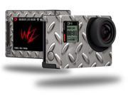 Diamond Plate Metal 02 Decal Style Skin fits GoPro Hero 4 Silver Camera GOPRO SOLD SEPARATELY