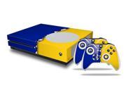 Ripped Colors Blue Yellow Skin Bundle Skin fits XBOX One S System
