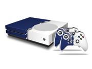 Ripped Colors Blue White Skin Bundle Skin fits XBOX One S System