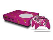 Anchors Away Fuschia Hot Pink Skin Bundle Skin fits XBOX One S System
