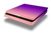 Smooth Fades Pink Purple Skin fits Sony PS4 Slim Gaming Console