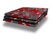 WraptorCamo Old School Camouflage Camo Red PS4 Pro Skin fits Sony Playstation 4