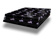 Pastel Butterflies Purple on Black PS4 Pro Skin fits Sony Playstation 4 Console
