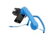 Mic Speaker Retro Style Handset Volume Remote Control Headphones for Phone with 3.5mm Jacks