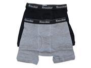 2pcs Boys Underwear Boxer Briefs with Elastic Waistband