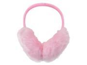 Women Girls Winter Soft Faux Fur Fluffy Plush Earlap Ear Warmer Muff Band Light Pink