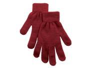 High Quality Winter Warm Fleece Gloves Burgundy