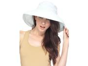 Women Anti UV Sunhat Outdoor Hat Packable Vacation Cotton Hat Bucket Hat