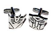 Vogue Transformers Autobot Men s CuffLinks Black Silver