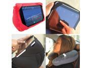 AMC Headrest U shaped Pillow Travel Tablet Kindle Galaxy Cover Red