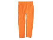 Child Kids Soft Comfortable Leggings Pants Trouser Tights Stretch Waist Orange M L