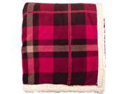 Super Soft Fleece Blanket Plush Comfort Throw 50 x 60 Red Plaid Valentine s Day