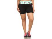 Simplicity® Women Plus Size Biker Exercise Yoga Shorts Mint XL 2XL