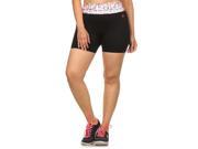 Simplicity® Women Plus Size Biker Exercise Yoga Shorts Pink 3XL 4XL