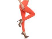 Simplicity® Ladies Seamless Full Length Butt Lifting Body Shaper Legging Coral S M