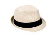 Simplicity Men Women Panama Upturn Brim Fedora Trilby Straw Hat Cap Summer Beach Sun Hat Natural LXL