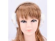 Women Knit Faux Fur Earmuffs Earwarmers Earlap Warmer Headband Ear Muffs khaki