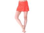 Simplicity Fashion Womens Bikini Bottom Swim Short Skirt Swimwear Swim Skirt Coral S