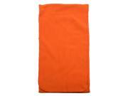 Unisex Women Men Soild Color Fleece Winter Warm Scarf Shawl Neck Warmer Orange