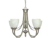 Nuvo Triumph 5 Light Cfl 24 inch Chandelier 5 13W GU24 Lamps Included